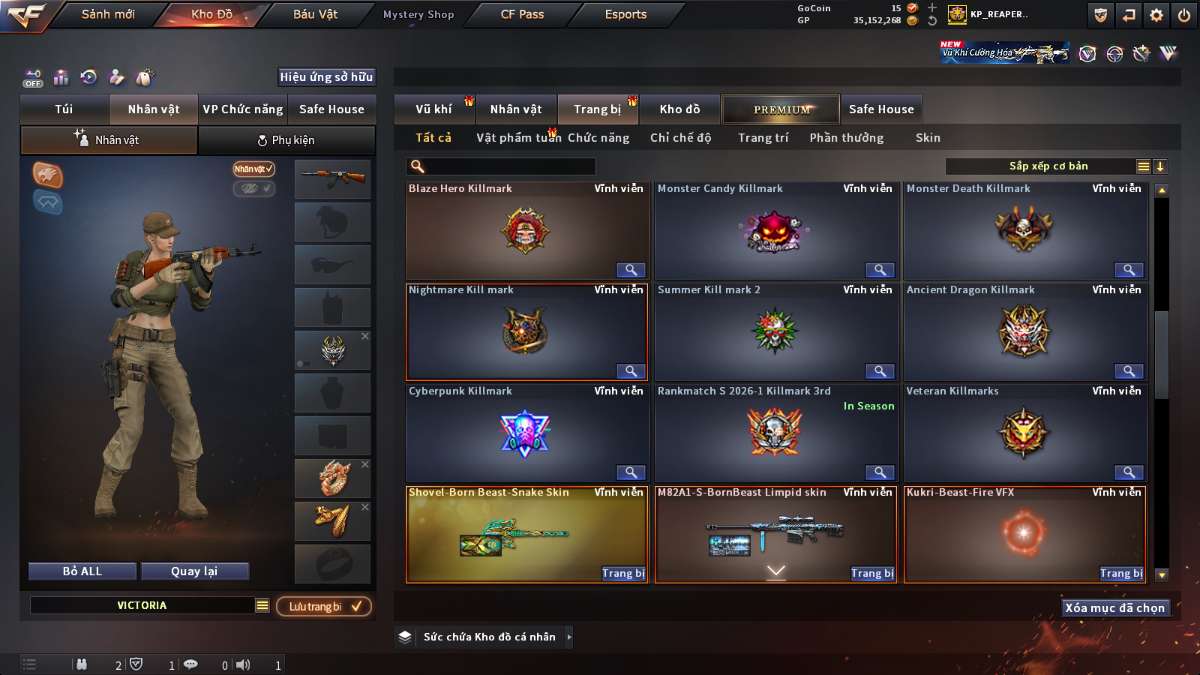 shop acc cf uy tin gia re
